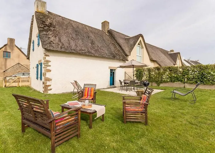 Chaumiere Renovee Avec Jardin Clos, Proche De Guerande Et Des Plages, Ideale Pour Familles - Fr-1-306-860 *