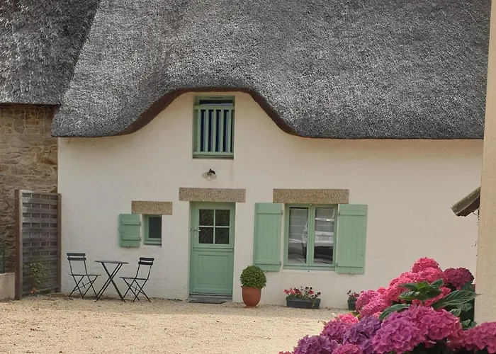 펜션 Chaumiere Renovee Avec Jardin Clos, Proche De Guerande Et Des Plages, Ideale Pour Familles - Fr-1-306-860 *