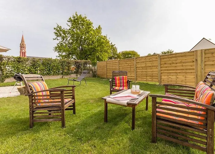 펜션 Chaumiere Renovee Avec Jardin Clos, Proche De Guerande Et Des Plages, Ideale Pour Familles - Fr-1-306-860 *